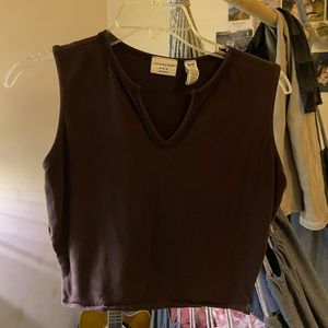 brown tank. covington brand. size medium.